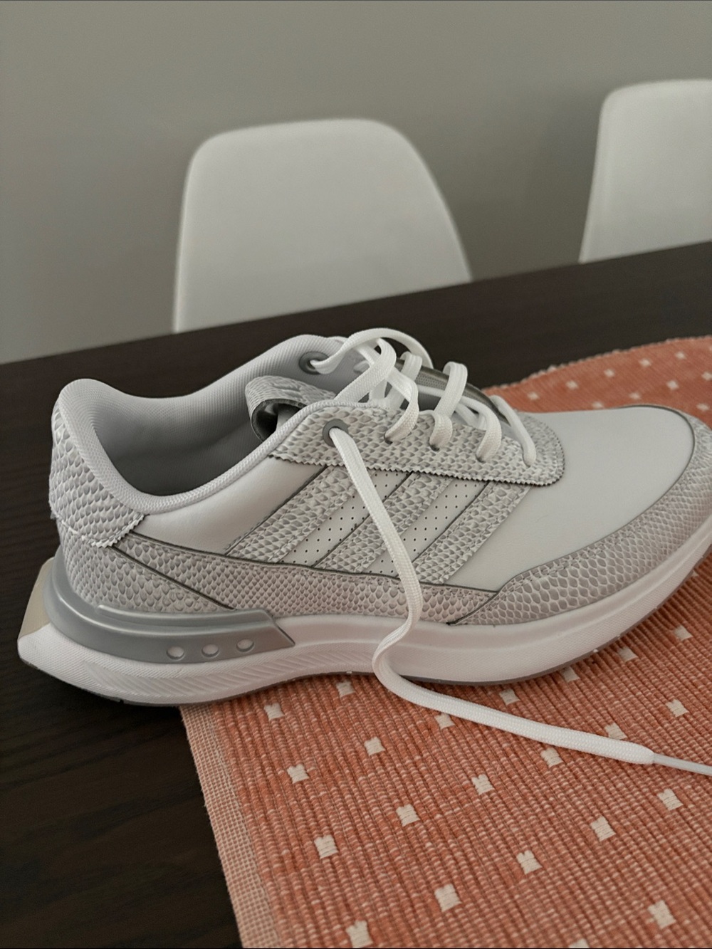 Women's White Low-Top Athletic Sneaker